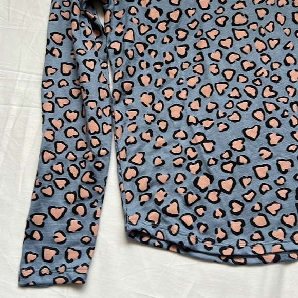 ⭐️nwt Ricki’s Eco-Friendly Printed Scoop Neck Hacci Tee⭐️ - Picture 7 of 11